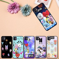 soft black iPhone 11 11 Pro 11 Pro Max 12 Mini 12 Pro 12 Pro Max BTS BT21 A phone case