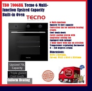 Tecno TBO 7006 BK 6 Multi-function Upsized Capacity Built-in Oven/ Free Express Delivery