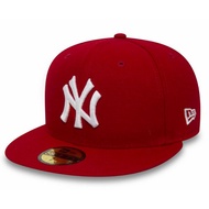 NEW ERA 59FIFTY NEW YORK YANKEES RED/WHITE FITTED CAP