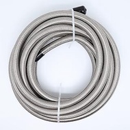 -10 AN10 (1/2") 12.95mm Braided Stainless Steel PTFE TEFLON Fuel Line Hose E85 25FT