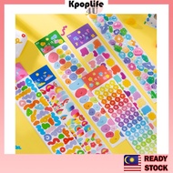 2 Sheets Colourful Deco Sticker Photocard Album Diary DIY Scrapbooking Binder Toploader kpop