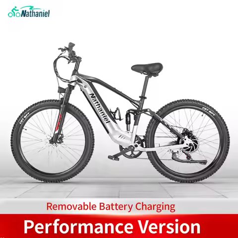 Nathaniel SYR03 E-Bike 1000W Brushless Motor,48V20AH Detachable Battery,27.5" E-Mountain Bike,70KM R