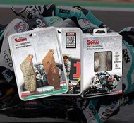 ผ้าเบรคหน้า SONAI moto GP สำหรับ Ducati V4 BMW HP4 KAWSAKI Zx10 GSX L8 Ducati Brembo m4 gprx brake