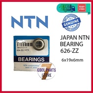 626 ZZ NTN Japan Bearing 626-ZZ (6 X 19 X 6mm)