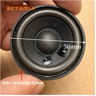 SOTAMIA 2pcs 50mm Strong Magnetic Full range Audio Speaker 4 Ohm 5W Home Music Speaker DIY Bluetooth