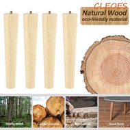 CLEOES Wood Furniture Leg Furniture Cabinet Feet 4 Pcs/set Sofa Feet Sofa Leg Cabinet Feet Support L