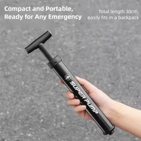 Durable Portable MTB Bicycle Pump Multifunctional High-Pressure Bike Ball Air Pump Manual Football A