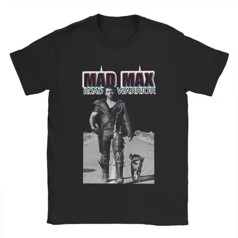 Mad Max Movie T-Shirts for Men Women Road Warrior Unique Pure Cotton Tees Crew Neck Short Sleeve T S