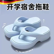 Dormitory Essentials: 2025 New Style Thick-Soled Beach Flip Flops for Women