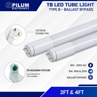 T8 LED Tube Light - 9W 18W 22W - Frosted Lens / TypeB T8 / Batten Housing Fixture / 2ft & 4ft