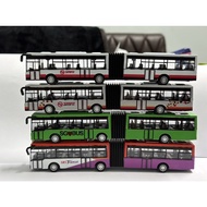 [READY STOCK]SG Bus Singapore Bus Diecast Bendy Bus Custom Diecast Alloy Model