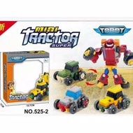 Mainan Tobot Mini Traktor Athlon - Robot Transformers Traktor Anak