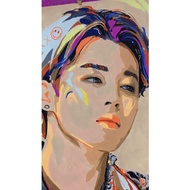 BTS JIMIN CANVAS PAINTING