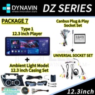 FREE CAMERA Dynavin DZ SERIES 2025  4+64GB 12.3 INCH / 4 CORE / QLED / CARPLAY / SPLIT SCREEN ANDROI