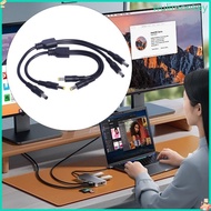 WU Power Splitter Cord 18AWG Male to 2 Male 5 5x2 5mm 5 5x2 1mm Power Cord for LED Lighting and Came