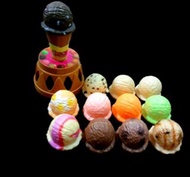 12球冰淇淋疊疊樂／團康遊戲／桌遊／小孩玩具／擺設裝飾小物