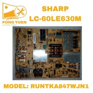 LC-60LE630M SHARP TV POWER BOARD LC60LE630M
