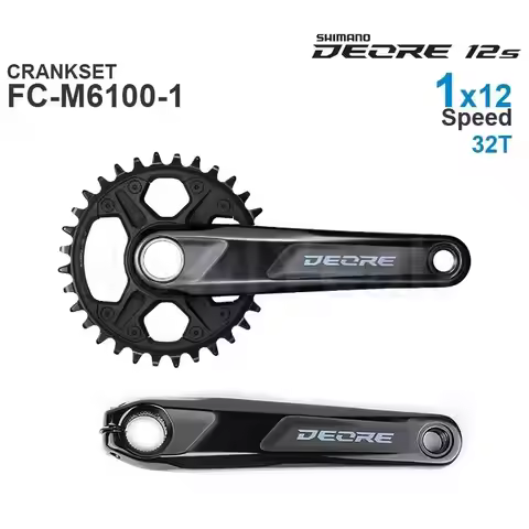 SHIMANO DEORE M6100 MTB Crankset FC-M6100 FC-M6120 CRANKSET 1x12-speed Original parts