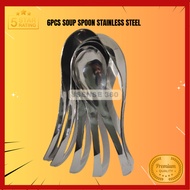 Set 100% High Quality Stainless Steel Soup Spoon [ 汤匙 ] Sudu Minum Soup