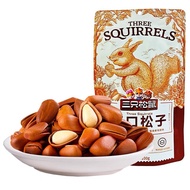 Three Squirrels _ Original Flavor Open Pine Nuts 00g Open Hand Stripped Pine Nuts Red Pine Original 