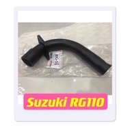 Suzuki RG110 STANDARD EXHAUST NECK/ MANIFOLD WITH BRACKET BLACK