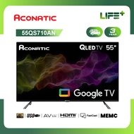 ACONATIC QLED Google TV 4K รุ่น 55QS710AN สมาร์ททีวี ขนาด 55 นิ้ว Google TV