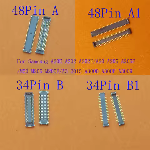 1-10Pcs Usb Charging Charger Lcd Display Screen Flex FPC Connector Plug For Samsung Galaxy A10E A102