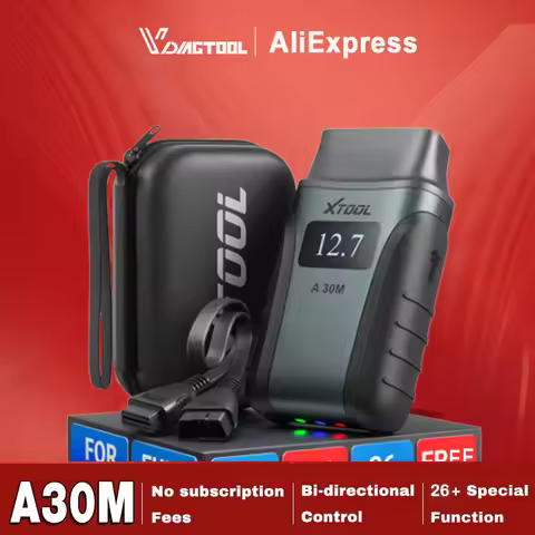 XTOOL A30M V2.0 Bluetooth OBD2 Scanner Car Diagnostic Tool Automotive Scanner with FCA 26 Resets Cod