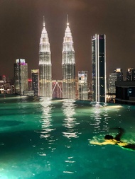 อพาร์ตเมนต์ 2 ห้องนอน 1 ห้องน้ำส่วนตัว ขนาด 80 ตร.ม. – บูกิตบินตัง (KLCC Park & infinity pool &MRT E