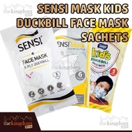 Sensimask Duckbill Face Mask 3ply /6 Kids Sensi Masker Wajah Anak