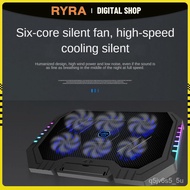 RYRA Laptop Cooler Fan Cooler Notebook Stand For Laptop Cooling Pad 6 Quiet Fans Cooling Radiator 12-17 Inch Laptop esso