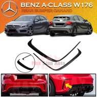 MERCEDES BENZ A-CLASS W176 2013-2018 REAR BUMPER CANARD BENZ W176 A45 REAR SPLITTER VENTS MODIFIED P