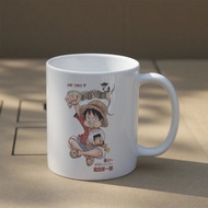 One Piece Monkey D Luffy Cup Glass Mug Cover Comic 03