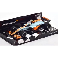 F1 Racing Car Model 1: 43 Mini Cut McL35M Norris Monaco Station Season Army 2021 Racing Season Model
