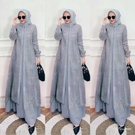 Hayya Dress New Brukat ML XL XXL XXXL Dress Brukat Hayya Dress Luxury Crinkle Party Dress