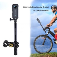 Motorcycle Bike Adjustment Handlebar Mount Invisible Selfie Stick Bicycle Monopod for GoPro/DJI Action 4 3/Insta360 X4/X3/ACE Pro/ONE X2/GO 3/One R Camera Accessory