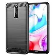 YUNYEE For Redmi 5 Plus 5A Redmi 6 Pro 6A Redmi 7 7A Redmi 8 8A Redmi 9 9A 9C 9T Carbon Fiber Phone 