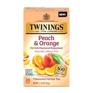 Trà Twinings Peach & Orange hương đào cam hộp 20 gói
