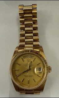 Rolex Day-Date 18k金錶全原装18038上行加$1000