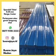 Seng Atap Spandek Spandeck Tebal 0,20 - 0,40 mm per Meter Medan