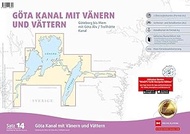 Sportbootkarten Satz 14: Goeta Kanal mit Vaenern und Vaettern (Ausgabe 2024/2025): Goeteborg bis Mem