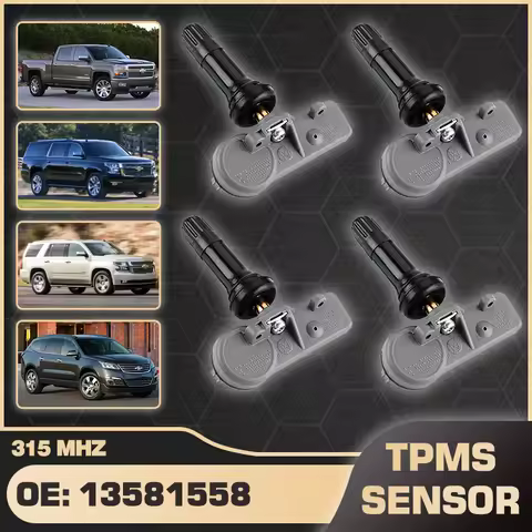 1/4PCS TPMS Tire Pressure Sensor 315 MHZ For Chevrolet Silverado Chevy Suburban Chevy Tahoe Chevy Tr