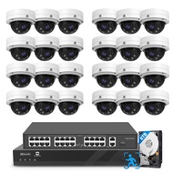 GWSECU 32 Channel Security Camera System 8TB HDD, 5X Optical Zoom AI Human Vehicle Detection, 24x 4K