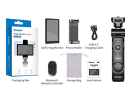 KINGMA หน้าจอเซลฟี่ด้านหลังสำหรับสมาร์ทโฟน VL-PH01สูงสุดแบบฝาพับกระจกหน้าจอกล้องมองหลังเหมาะสำหรับกา