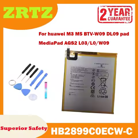 New High-Quality HB2899C0ECW-C Battery For huawei M3 M5 BTV-W09 DL09 pad MediaPad AGS2 L03/L0/W09