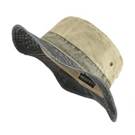 【CW】 Hats for Men Washed Cotton Outdoor Panama Hat Fishing Hunting Cap UV400 Protection Caps