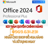 Key Office 2019/2021/2024 Professional Plus BẢN QUYỀN CHÍNH THỨC Mua 1 lần dùng mãi mãI Bảo hành trọ