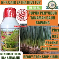 PROMO RICETOP Pupuk Npk Cair Extra Green Pupuk Pelebat Daun Bawang -