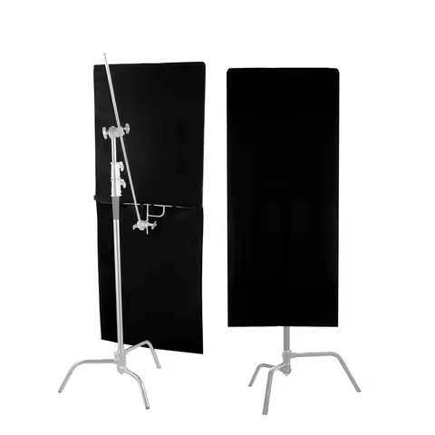 Selens 75x90/188x75cm Stainless Flag Panel Only Black Cloth For Fotografia Acessorios Camera Video S