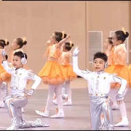 Technology Dream Dance Costume Robot Sci-Fi Dream Children Men Women Orange Costume Smart Robot20251